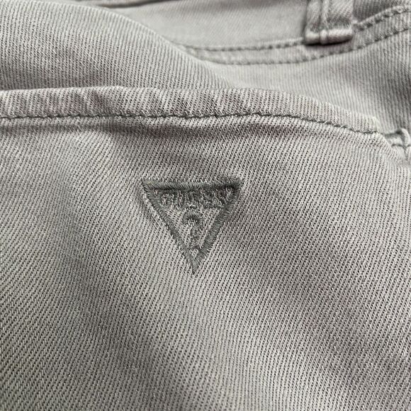 Guess Power Skinny Denim Jeans Womens 27 Gray Low Rise Stretch Casual 26x28 - Picture 3 of 16